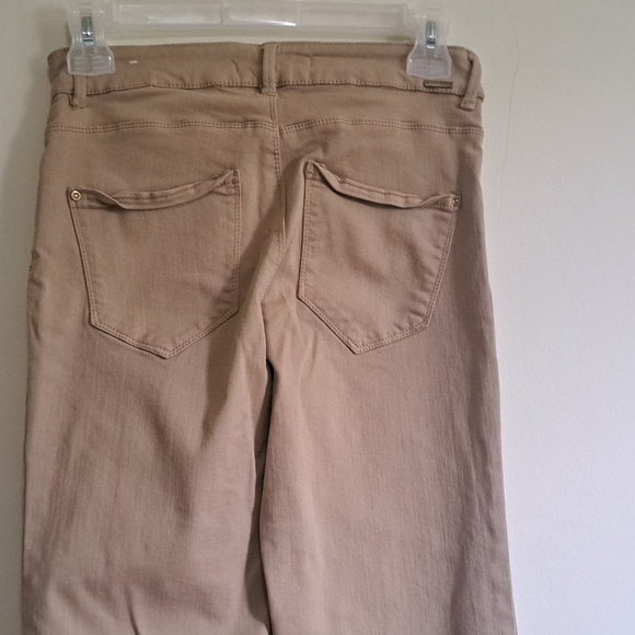 Zara Khaki taned denim stretch jean - Picture 3 of 7